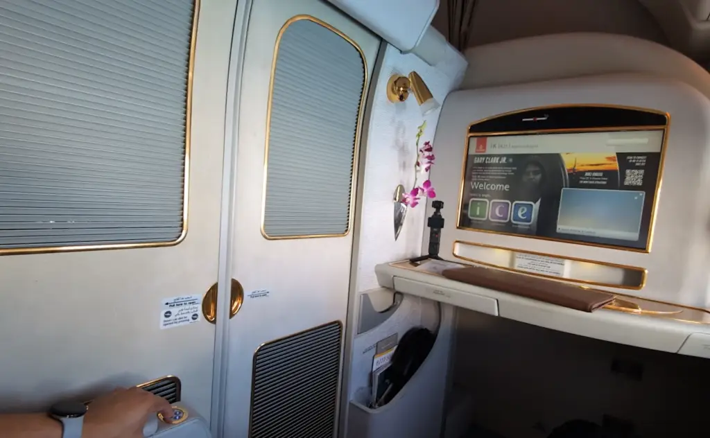 Emirates First Class Cabin